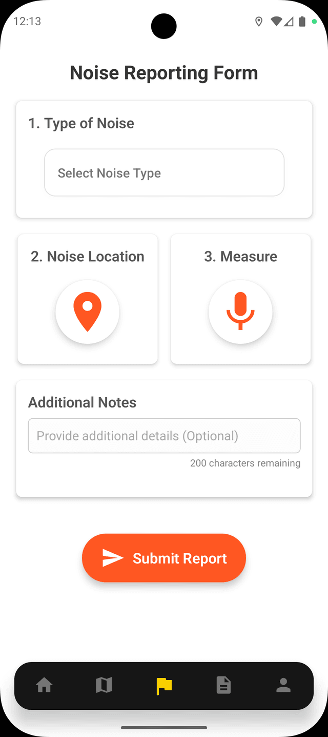 Noise Reporting Form